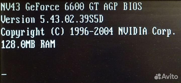 Sparkle GeForce 6600GT AGP 128Mb gddr3 с нюансами