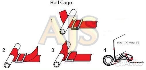 Ремни для автоспорта 4х точечные камуфляж