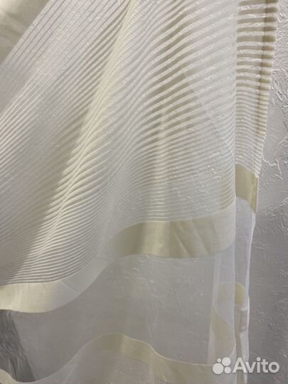 Тюль сетка штора 245Х415 см цвет шампань