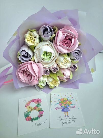 Зефир, зефирные букеты/цветы, подарки