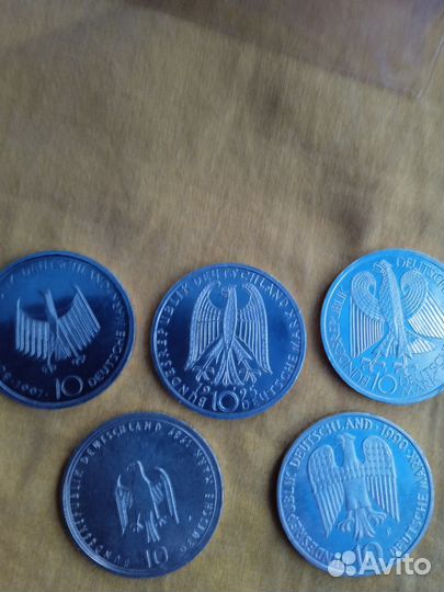 Серебрянные монеты германии