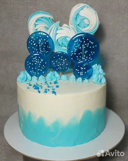 Торт, зефир, макаронс