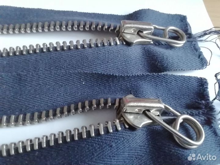 Застежка молния для сапог меховых К-т 2 шт