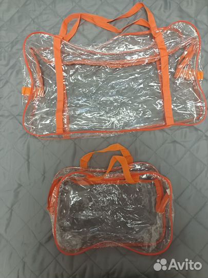 Прозрачная сумка в роддом