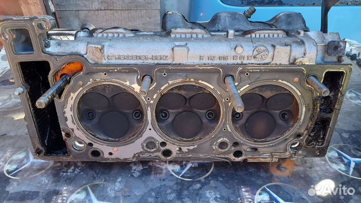Мерседес Головка блока цилиндров в сборе Прав