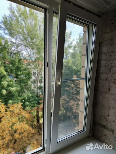 Окна пластиковые пвх бу 1,26х1,57м