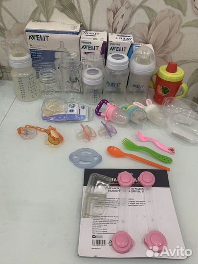 Пакет бутылочки, соски, поильник, ниблер