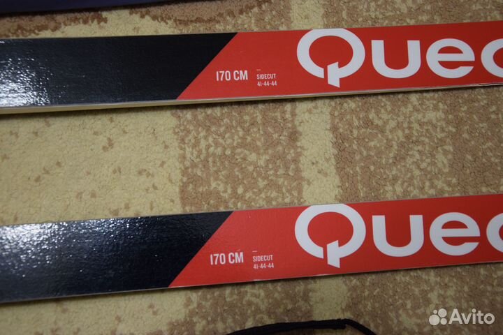 Лыжи беговые Quechua + палки + чехол