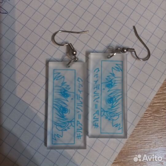 Серьги аниме