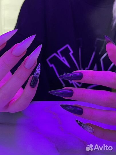 Маникюр, покрытие гель лак, наращивание ногтей