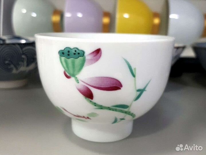 Чашечки «Лотос и бабочка»