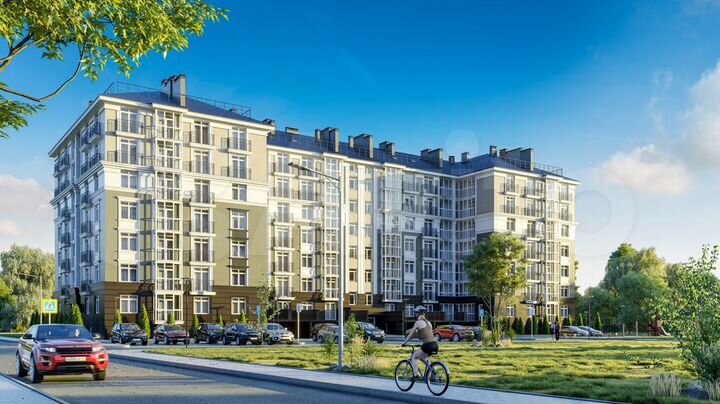 1-к. квартира, 44,4 м², 6/7 эт.