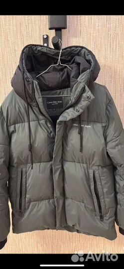 Пуховик мужской calvin clein