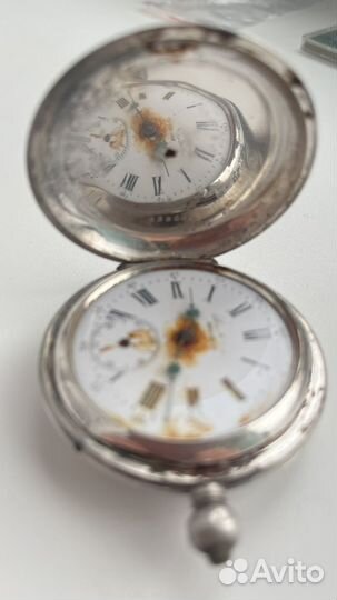 Часы карманные, серебро