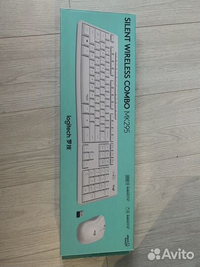 Клавиатура+мышь logitech беспроводная Combo MK295