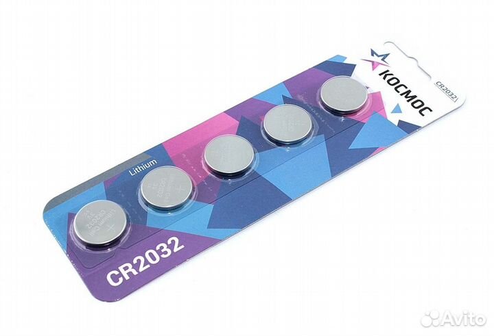 Батарейка Космос CR2032 5 шт