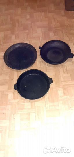 Сковороды чугунные итд