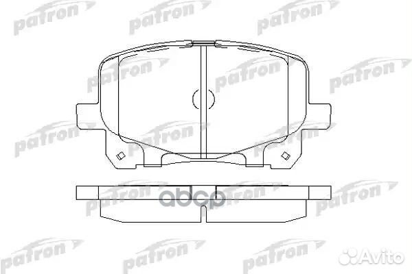 Колодки тормозные дисковые передн toyota: previ