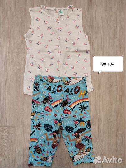 Пакет одежды для девочки 98 104см