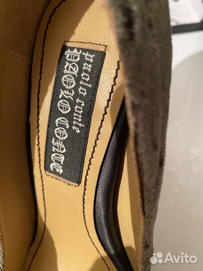 Туфли бархатные 36