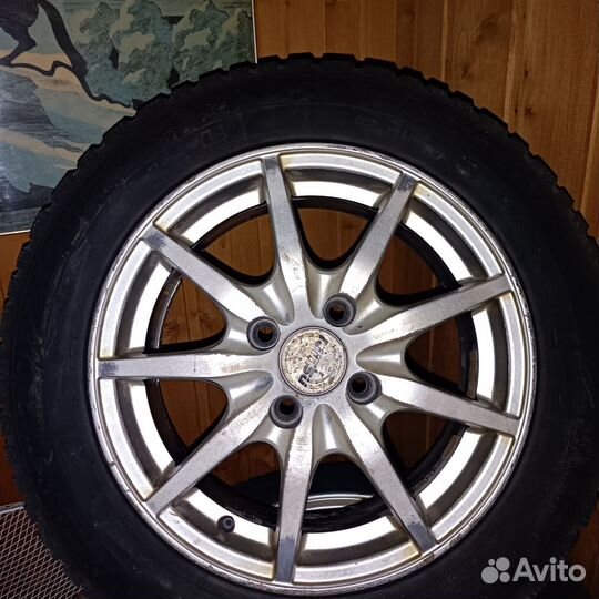 Зимняя резина на литых дисках