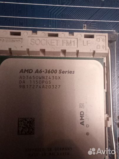 Motherboard GA-A55M-S2HP + Процессор AMD A6-3600 +