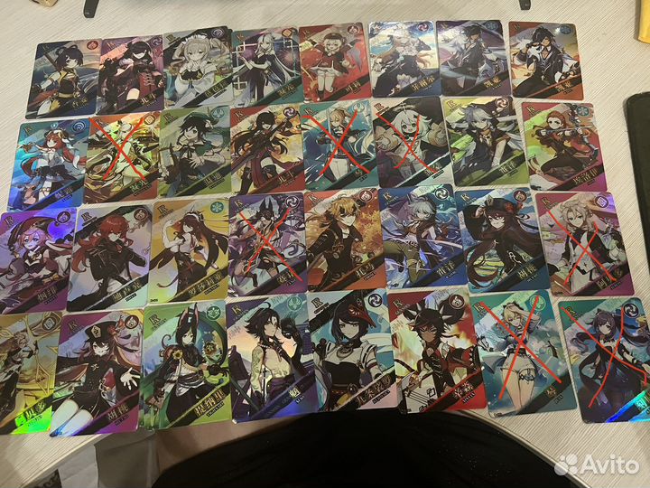 Карточки геншин импакт коллекционные
