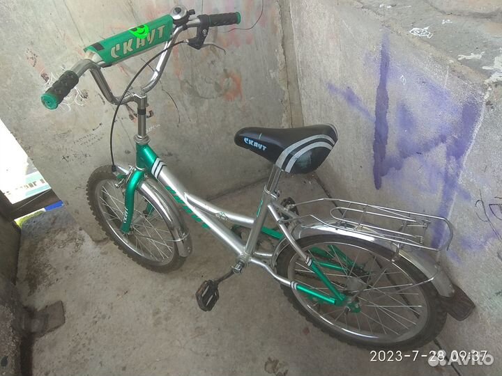 Детский велосипед бу 18