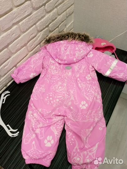 Зимний комбинезон для девочки 80