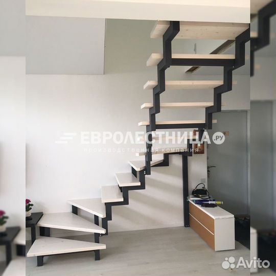 Лестница в стиле лофт