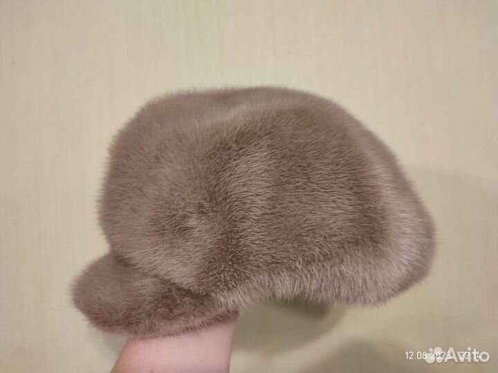 Берет шапка норковая новая