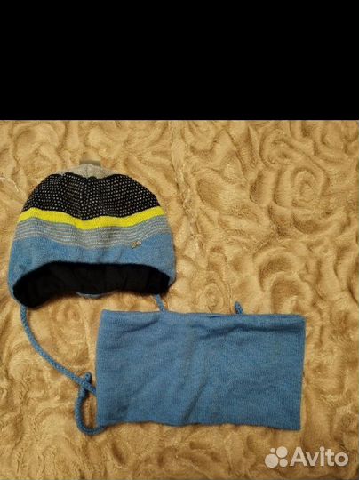 Шапка и снуд демисезонная