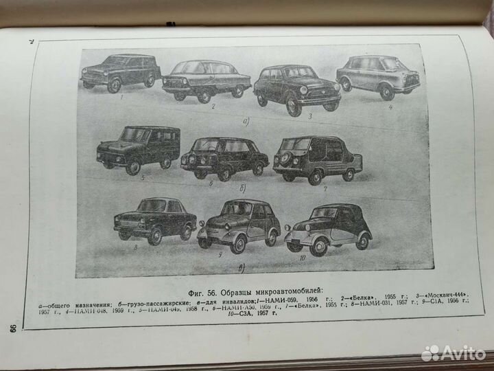 Книга микроавтомобили 1961 год