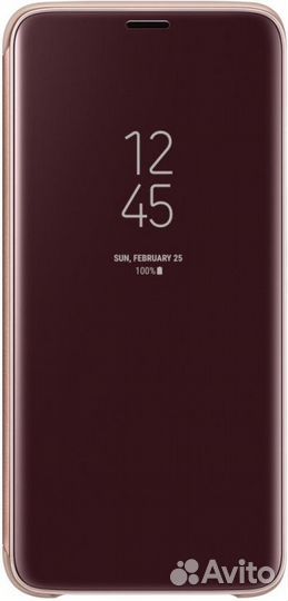 Оригинал Чехол-Подставка на Samsung Galaxy S9 Gold