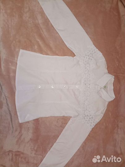 Рубашка школьная для девочки 146