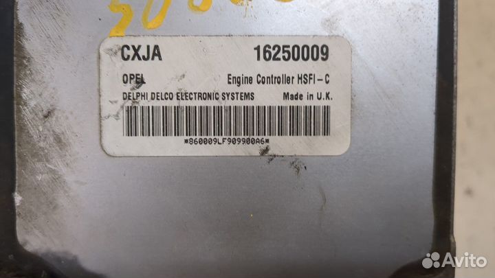 Блок управления двигателем Opel Zafira A, 1999