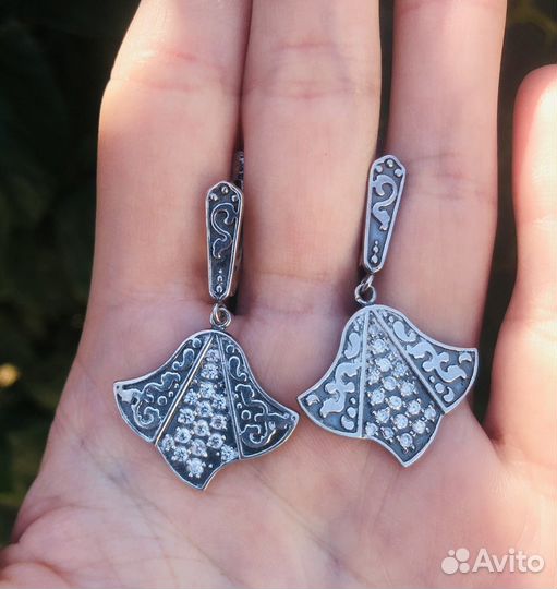 Серебряные серьги