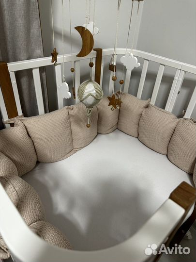 Бортики в детскую кроватку Lamby