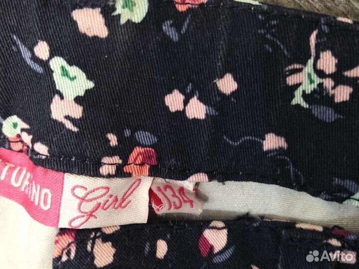 Шорты для девочки на рост 116-140