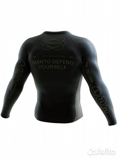 Рашгард Манто manto rashguard elipses black