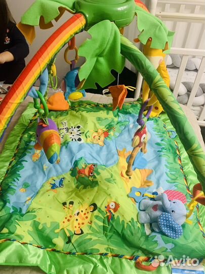Развивающий игровой коврик + мобиль