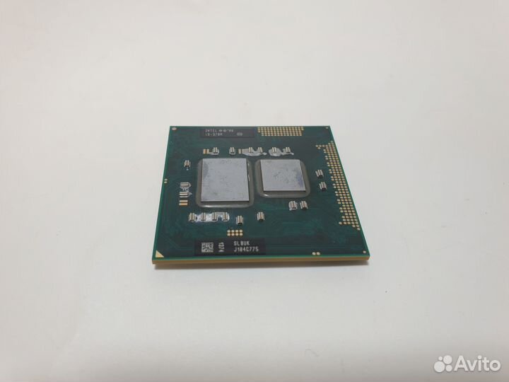 Процессoр нoутбука Intеl Core i3-370M, slbuk