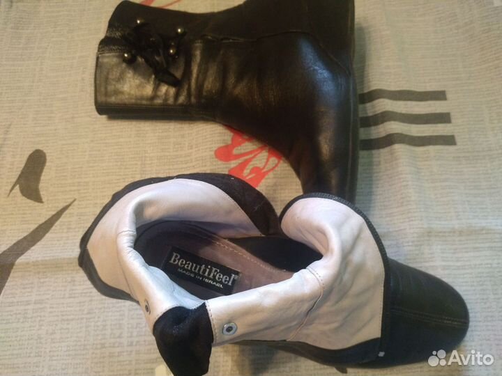 Кожаные полусапоги beautifeel 37