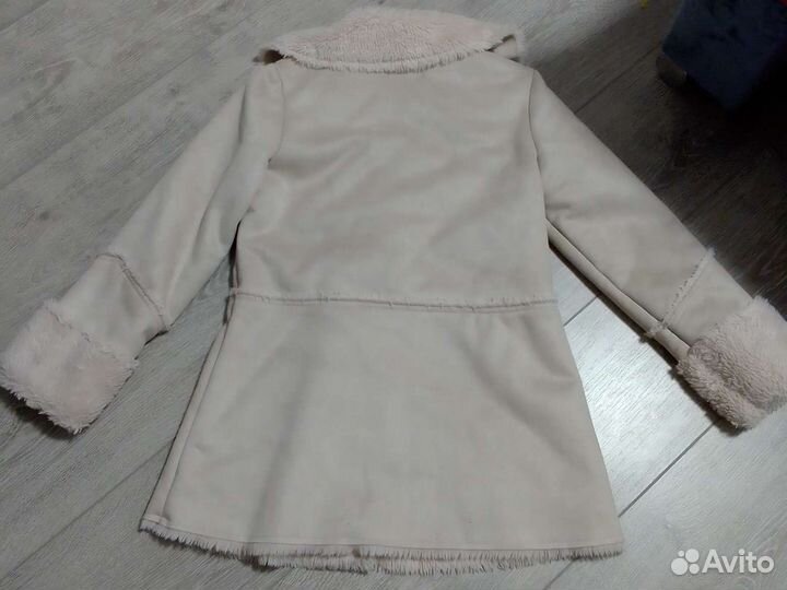 Детская дубленка-куртка демисезонная 140 размер