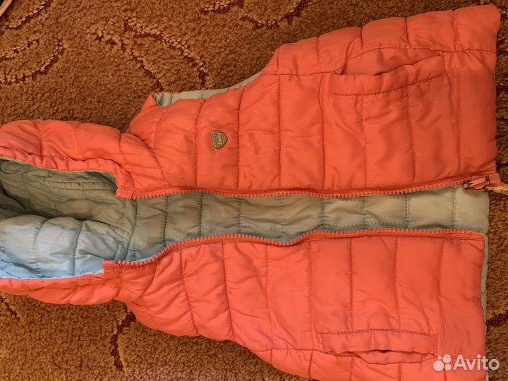 Жилетка для девочки двухсторонняя Zara