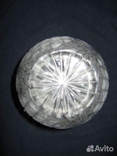 Гусь хрустальный ваза