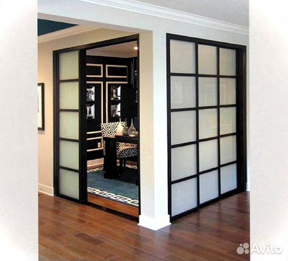 Стеклянная перегородка