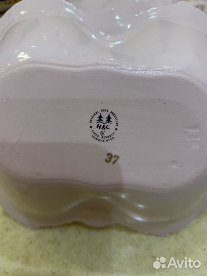 Продаю чайный сервиз розового фарфора (Чехия)