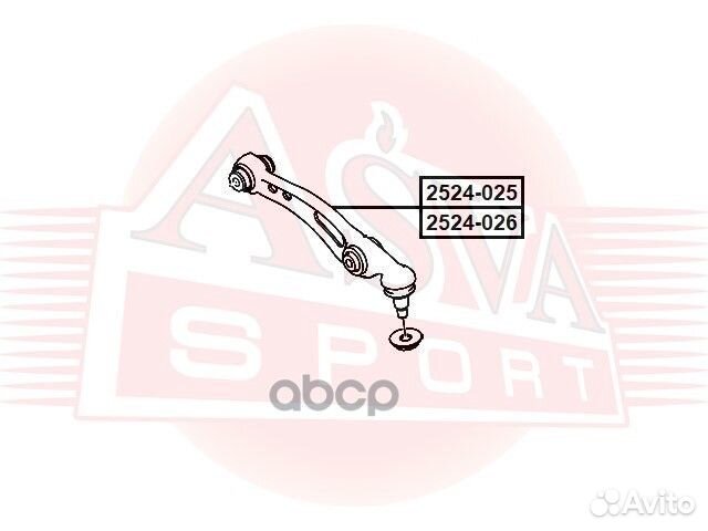 Рычаг передний нижний задний левый land rover r