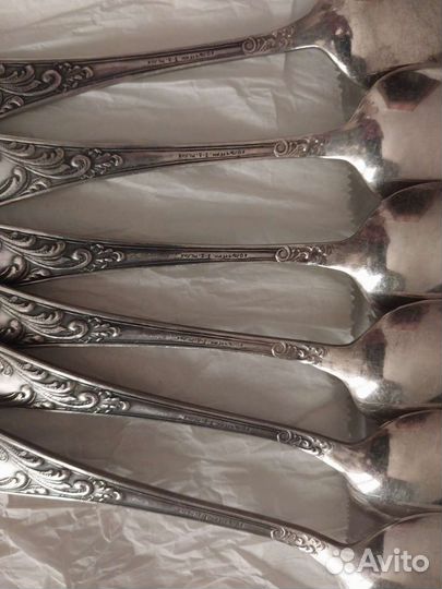Ложки столовые мельхиор СССР Кольчугино